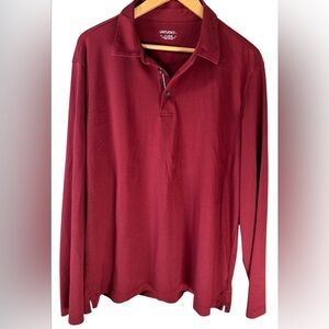 UNTUCKit long sleeve polo shirt